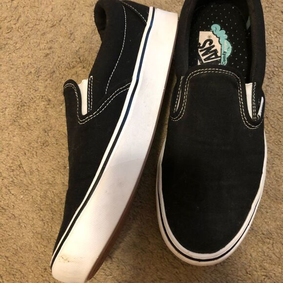 Vans Black Slip On Size 11 - Picture 4 of 4
